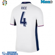 England Declan Rice #4 Replica Home Shirt Euro 2024 Short Sleeve